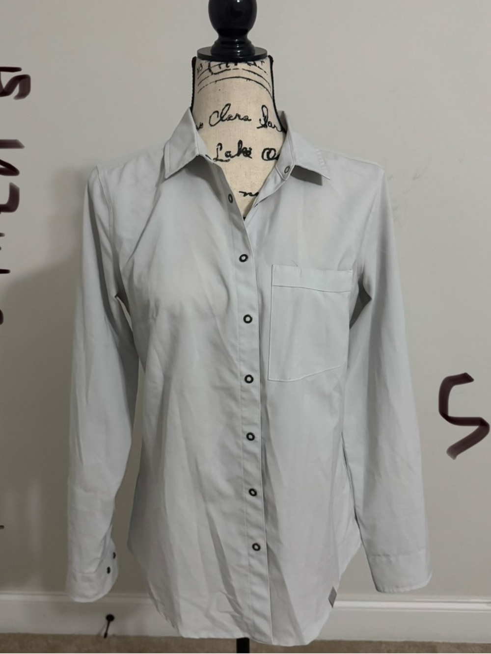 5.11 Tactical Women's Light Gray Button-Down Shirt